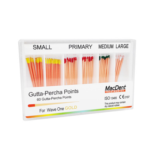 MacDent Dental Gutta Percha Points Refills Endodontic Root Canal for WAVEONE Gold