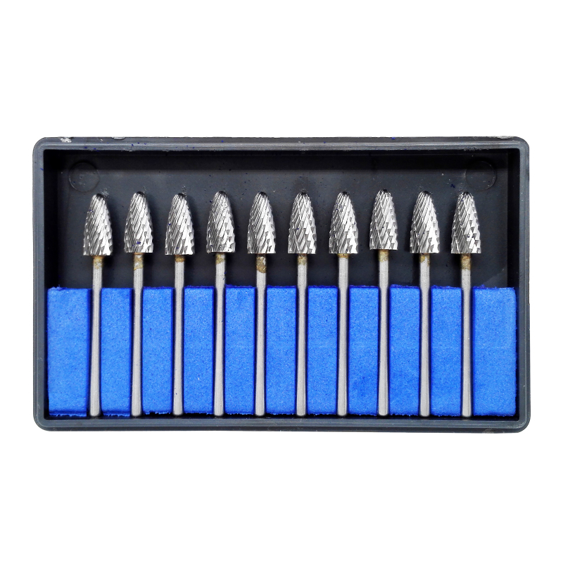 5 Pcs Tungsten Steel Drill Bits Rotary Burr Files Nail Art Manicure Pedicure Tools