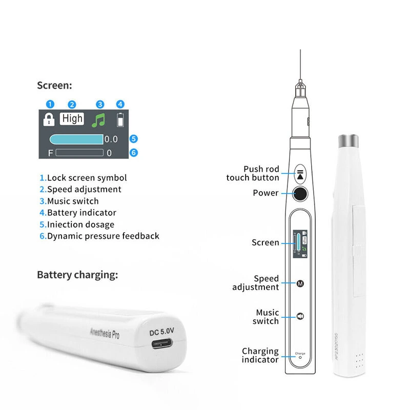 Dental Painless Oral Local Anesthesia Delivery Device Anesthesia Injector