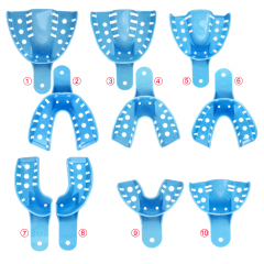 Dental Perforated ABS Autoclave Autoclave Plastic Impression Trays
