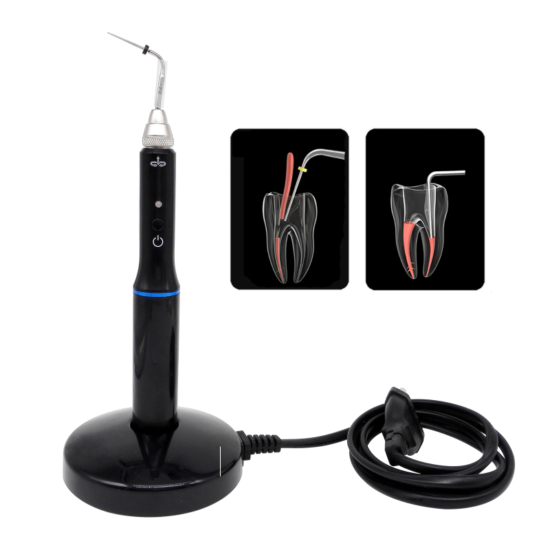 Dental Endodontic Cordless Gutta Percha Obturation System Heating Pen Plugger Needle + 2pc Tips