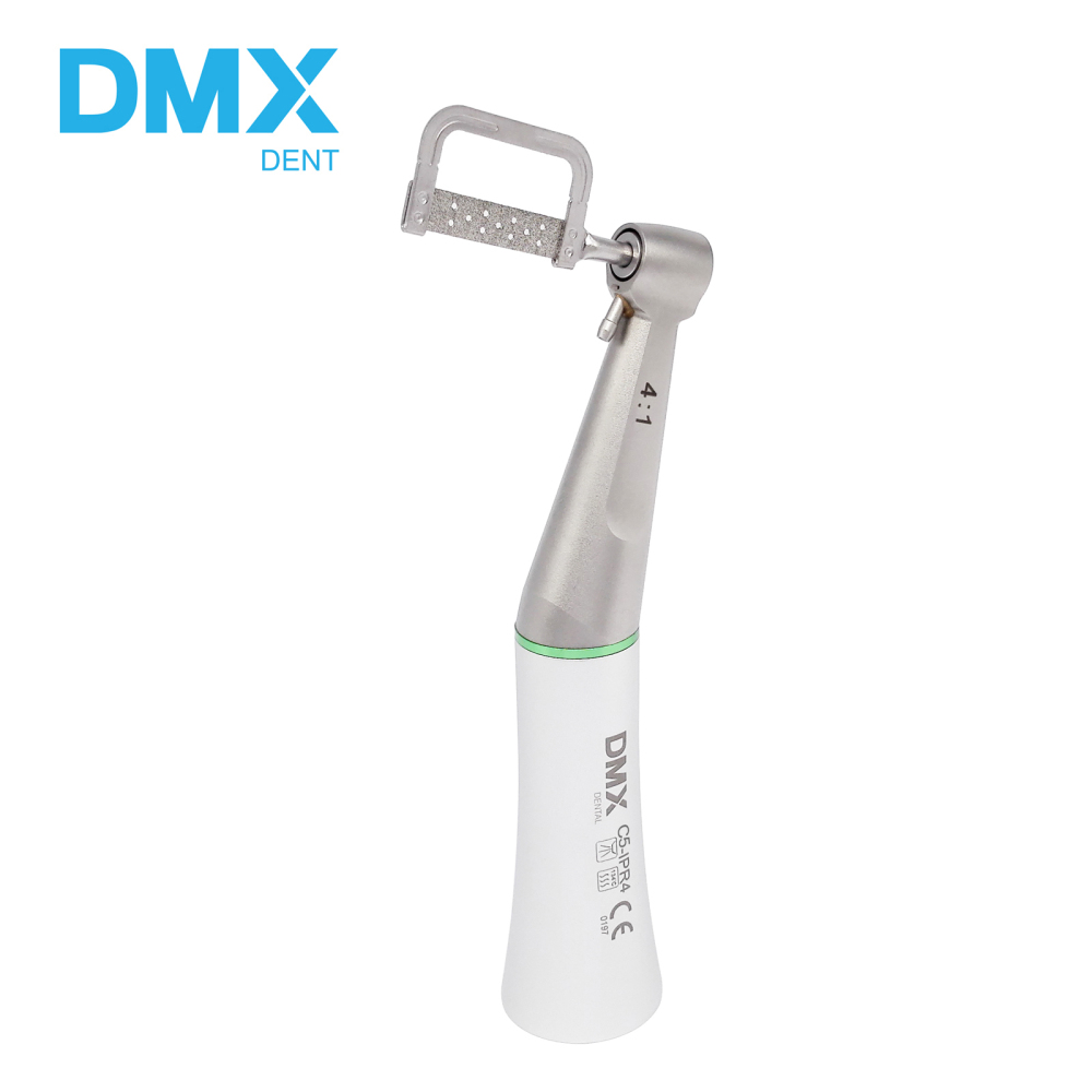 DMXDENT Dental 4:1 Reduction IPR Contra Angle Handpiece Interproximal Stripping Gauge