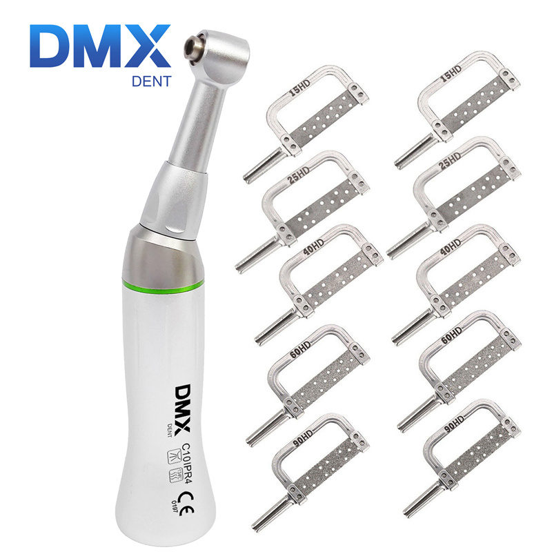 DMXDENT Dental 4:1 Interproximal Stripping Gauge IPR Contra Angle Handpiece