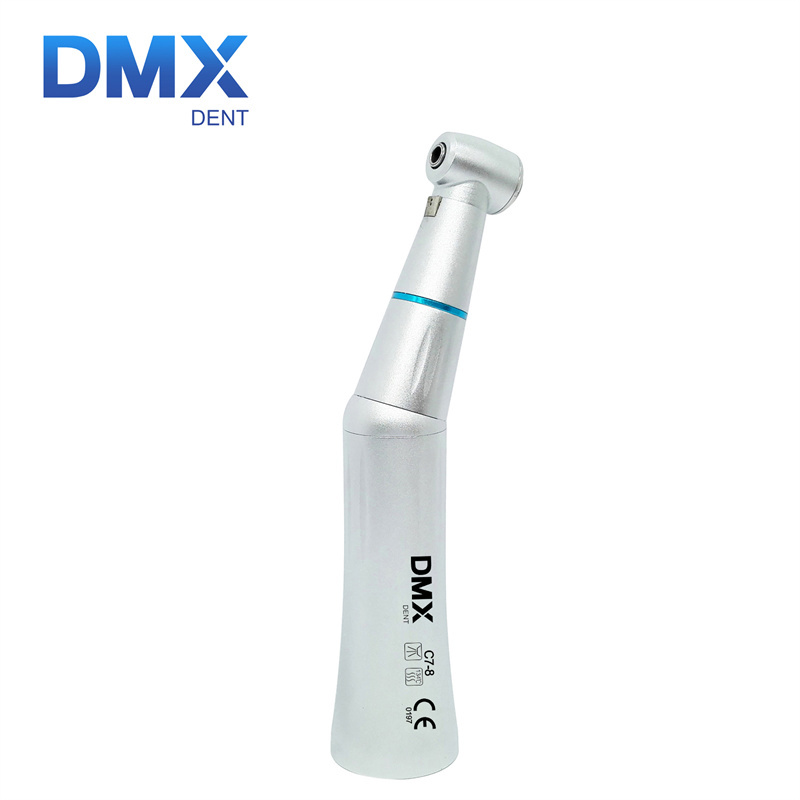 DMXDENT Dental Slow Low Speed Handpieces Air Motor Straight Nose Contra Angle Kit Set