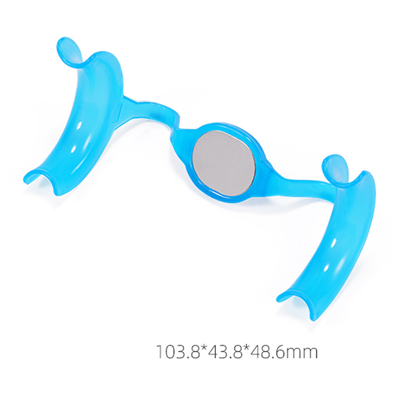 10 Pcs Dental M-Shape Mouth Opener with Mirror Cheek Retractor Teeth Whitening
