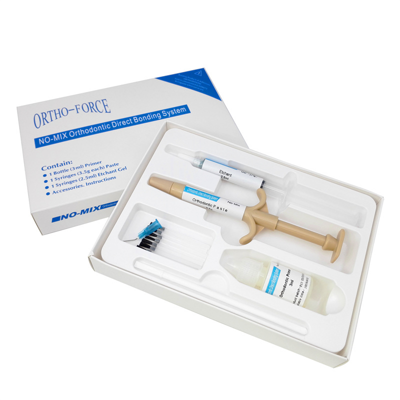 Dental Orthodontic Direct Bonding System No-mix Mini Kit Adhensive Resin Paste
