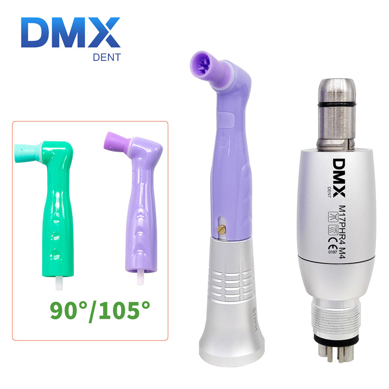 DMXDENT Dental Hygiene Prophy Handpiece Air Motor 4:1 Nose Cone 360°Swivel 4K