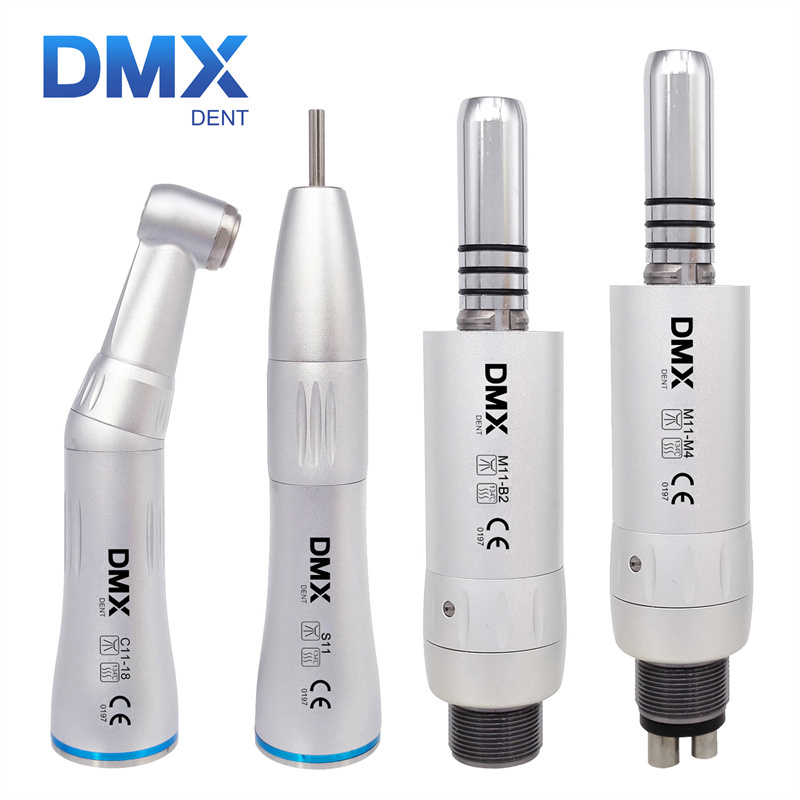 DMXDENT Dental Low Slow Speed Handpiece Contra Angle Straight Air Motor E-type