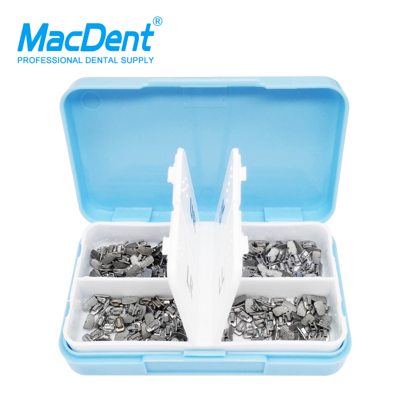 `MacDent Dental Orthodontic Buccal Tubes 1st 2nd Monoblock/Mesh Base Roth MBT 022/018