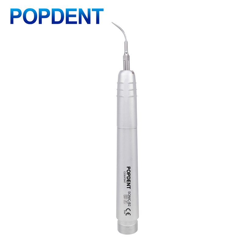 POPDENT Dental Ultrasonic Air Perio Scaler Handpiece Hygienist 2 & 4-Hole 3 Tips