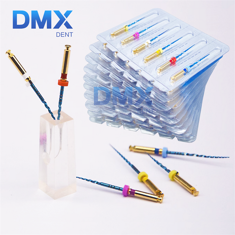 DMXDENT PT-BLUE Dental Heat Activated Niti Endodontic Root Canal Files Mixed 21mm / 25MM