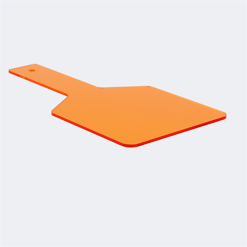 Dental Square Form Shield Plate Shade Board Hand-Held Light Filter Paddle Orange
