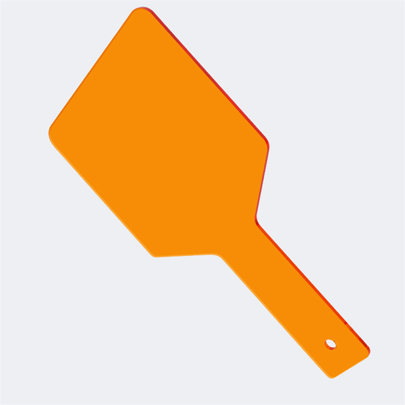 Dental Square Form Shield Plate Shade Board Hand-Held Light Filter Paddle Orange