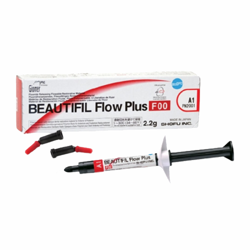 SHOFU BEAUTIFIL Flow Plus F00 ZERO Dental Flow Flowable Restorative 2.2g Syring A1/A2/A3