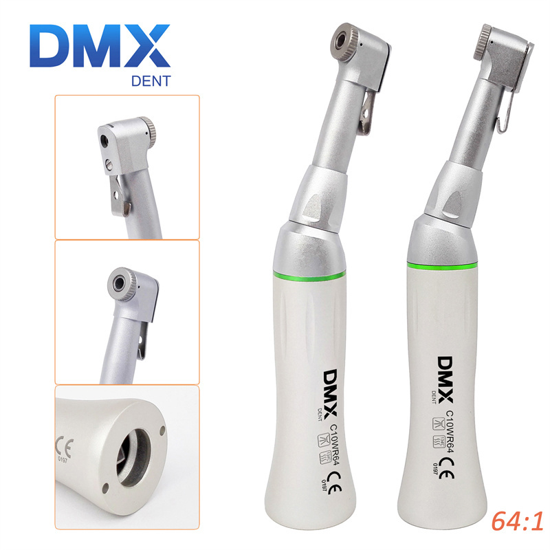 DMXDENT Dental 4:1/10:1/16:1/20:1/64:1 Low Speed Contra Angle Handpiece VIP