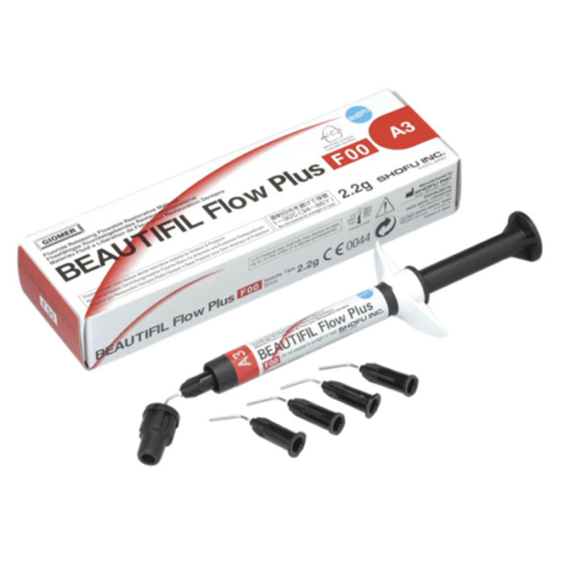 SHOFU BEAUTIFIL Flow Plus F00 ZERO Dental Flow Flowable Restorative 2.2g Syring A1/A2/A3