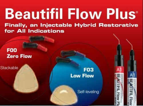 SHOFU BEAUTIFIL Flow Plus F00 ZERO Flow flowable Restorative 2.2g Syr. All Shade