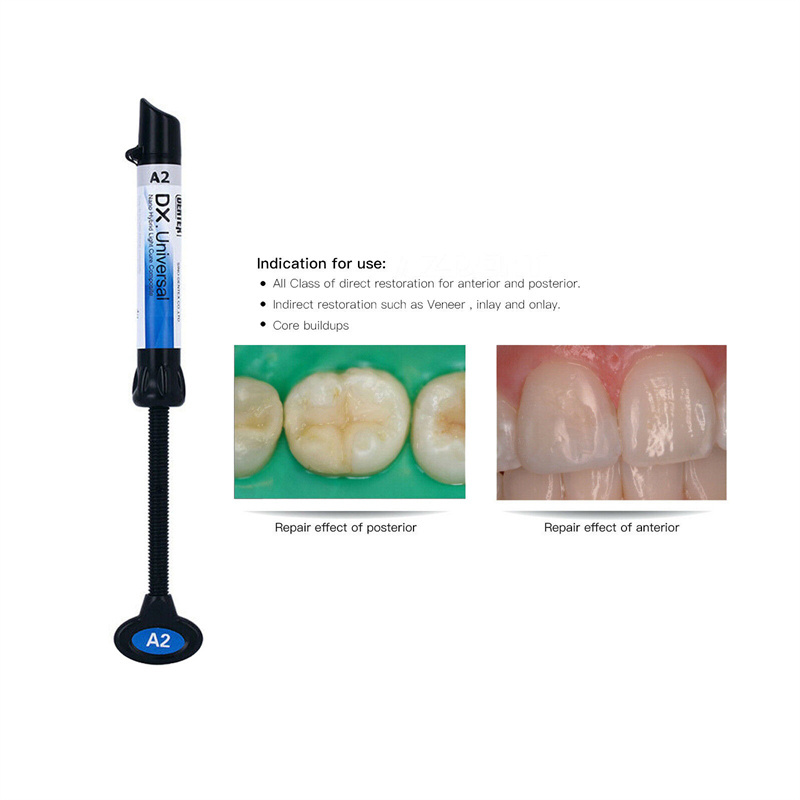 Dental Universal Light Cure Composite Resin A1-B2/Etching Gel/Bonding Adhesive