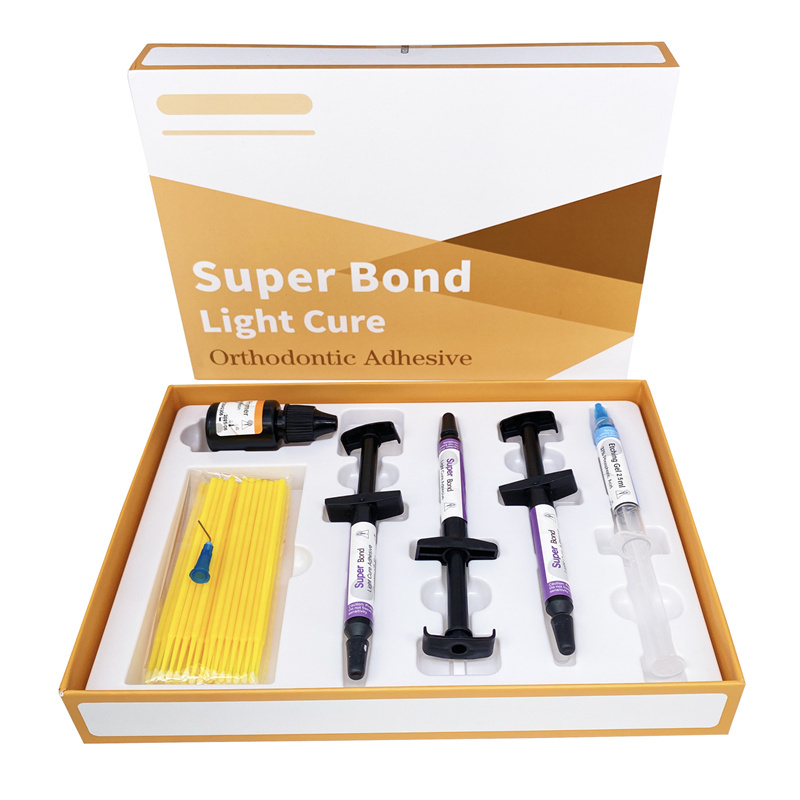 MacDent Dental Super Bond Light Cure Orthodontic Bonding Kit For Brackets Braces