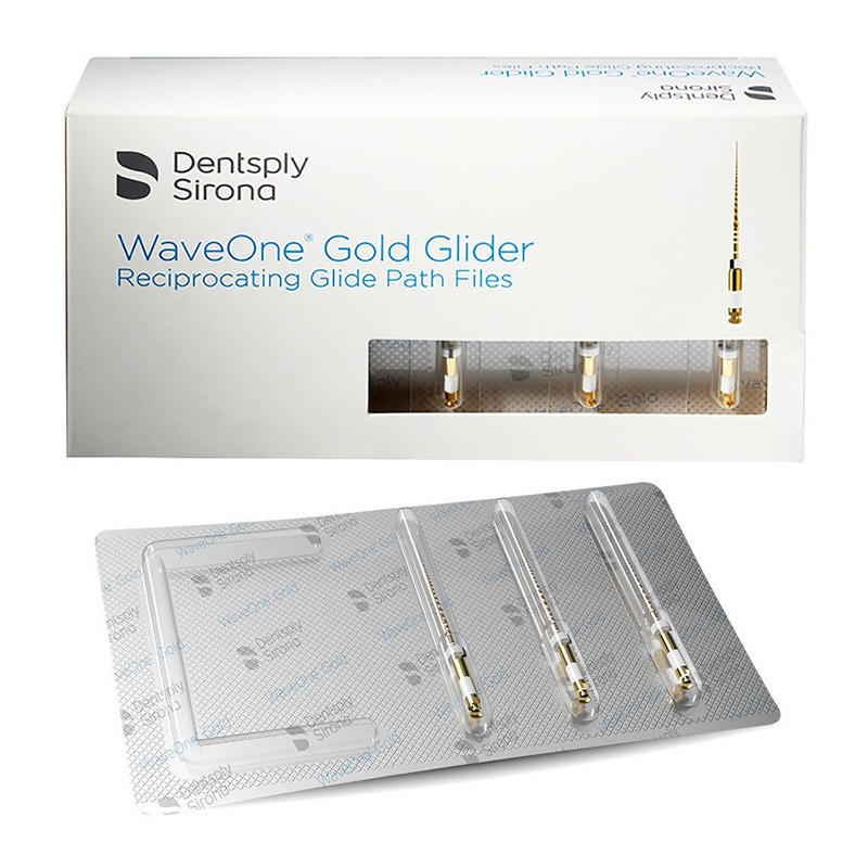 Waveone Gold Glider 21mm 25mm 31mm ENDODONTIC RECIPROCATING Glide Path Dentsply 3 files