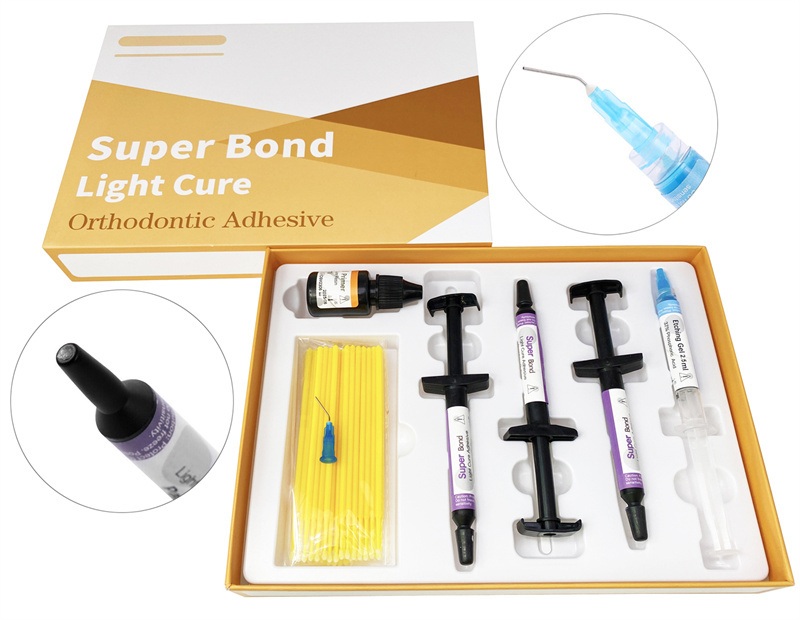 MacDent Dental Super Bond Light Cure Orthodontic Bonding Kit For Brackets Braces