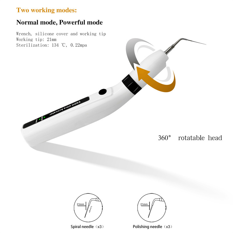 Dental Endo Ultra Activator Ultrasonic Endo Irrigator Root Canal Handpiece Tips