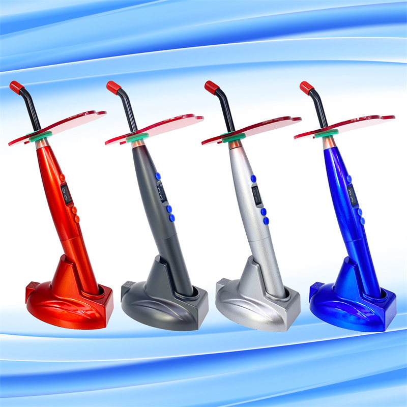 5W Dental LED Curing Light Lamp Wireless Cordless Resin Cure Machine 1500mw/cm²