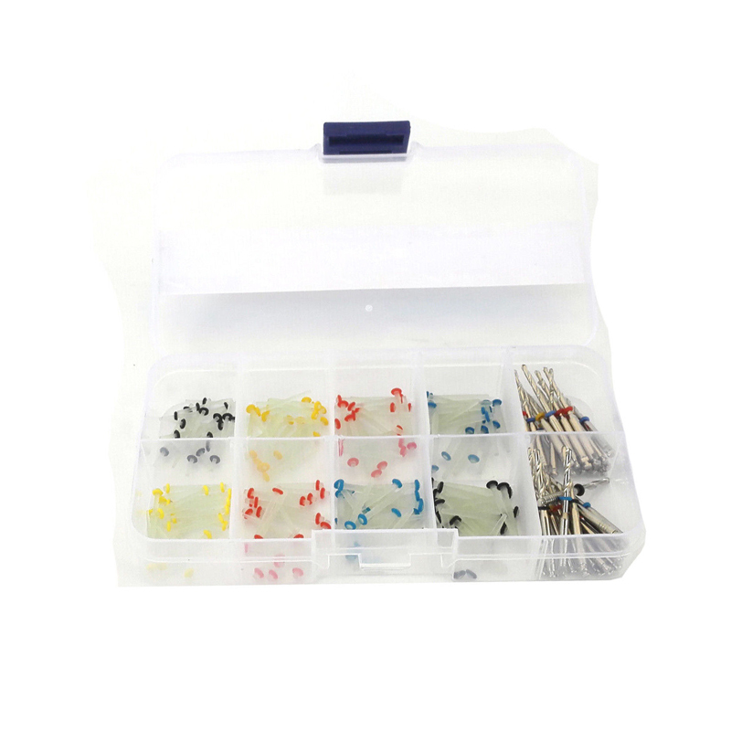 Dental Endo Fiber Post Quartz/Glass Single Refilled Package & 32pcs Drills 160pc