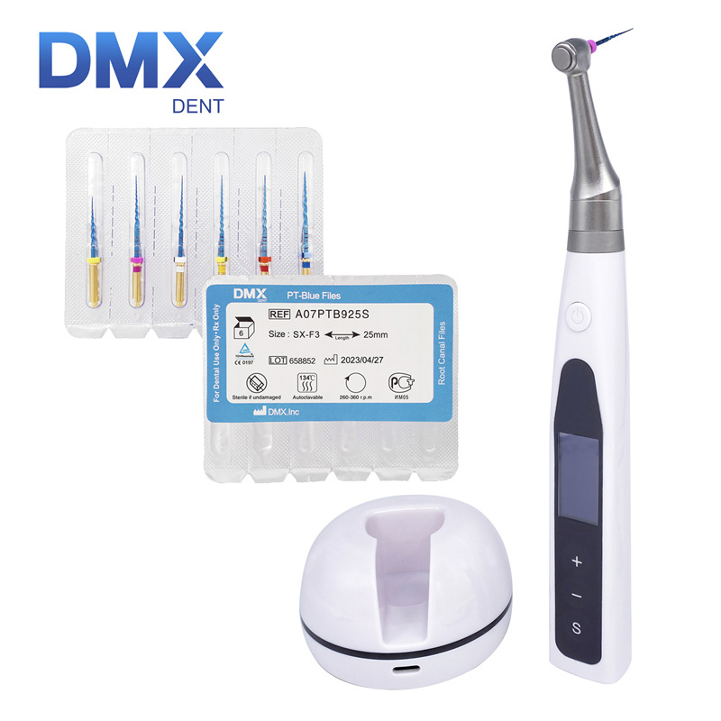 Woodpecker Style 2 in 1 Wireless Dental Endo Motor Reciprocating & Apex Locator / PT-Blue Files