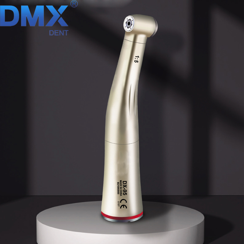 Dental 1:1 & 1:5 Increasing Contra Angle Handpiece With LED Light - Fits NSK Electric Motors