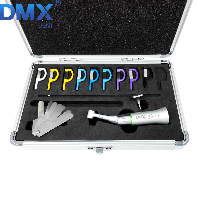 DMXDENT C1-IPR1 4:1 Dental Reduction Interproximal Stripping Contra Angle Handpiece Kit A / Kit B