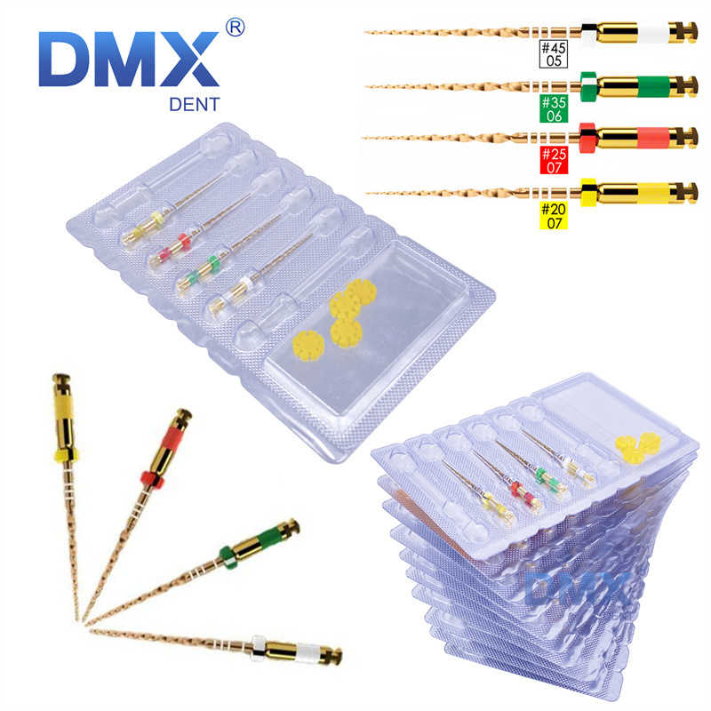 DMXDENT PT-ONE Gold Dental Endo Root Canal Files For Wave One RECIPROCATING