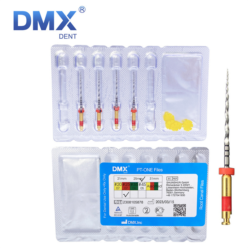 DMXDENT PT-ONE Dental Endodontic Endo Rotary Reciprocating Niti Files Root Canal For Engine 21MM/25MM/31MM