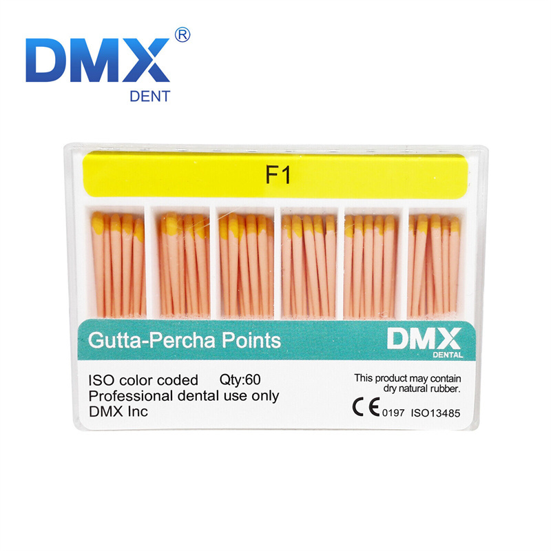 DMXDENT Dental Universal Endo Root Canal Gutta Percha Points F1/F2/F3/F1-F3