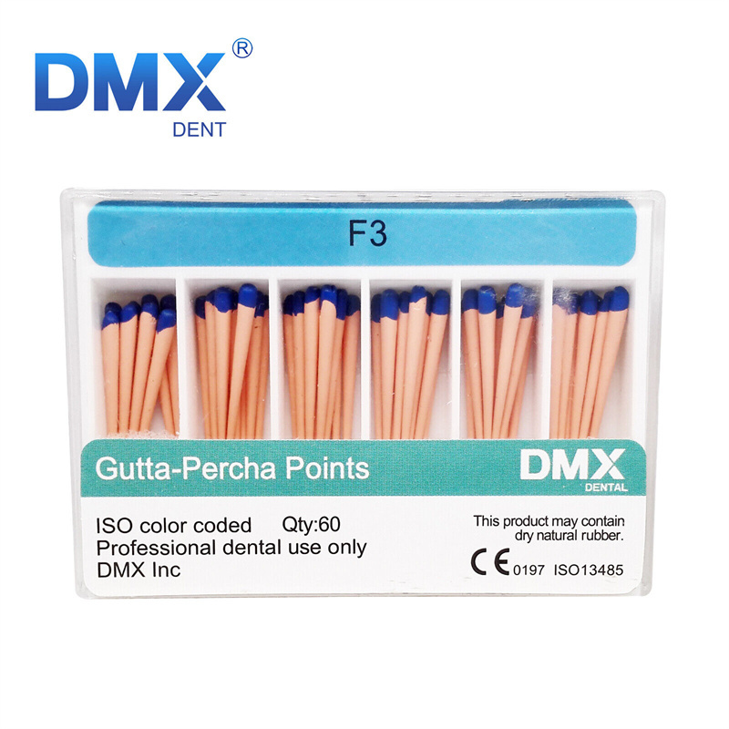 DMXDENT Dental Universal Endo Root Canal Gutta Percha Points F1/F2/F3/F1-F3