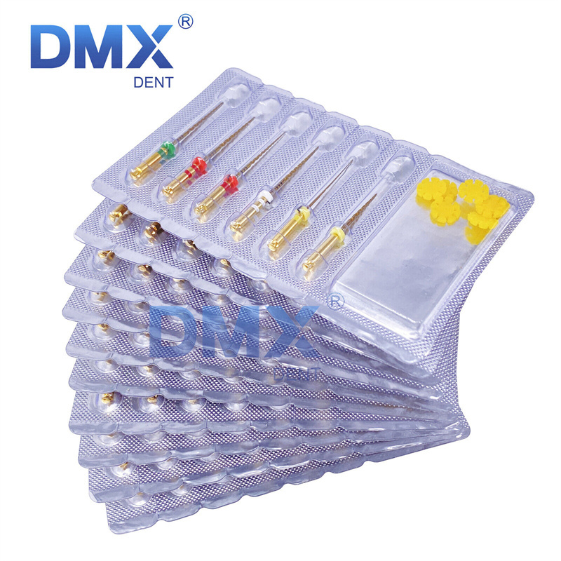 DMXDENT PT-Pro Gold COXO Style Dental Endo NITI Files Taper Root Canal Rotary