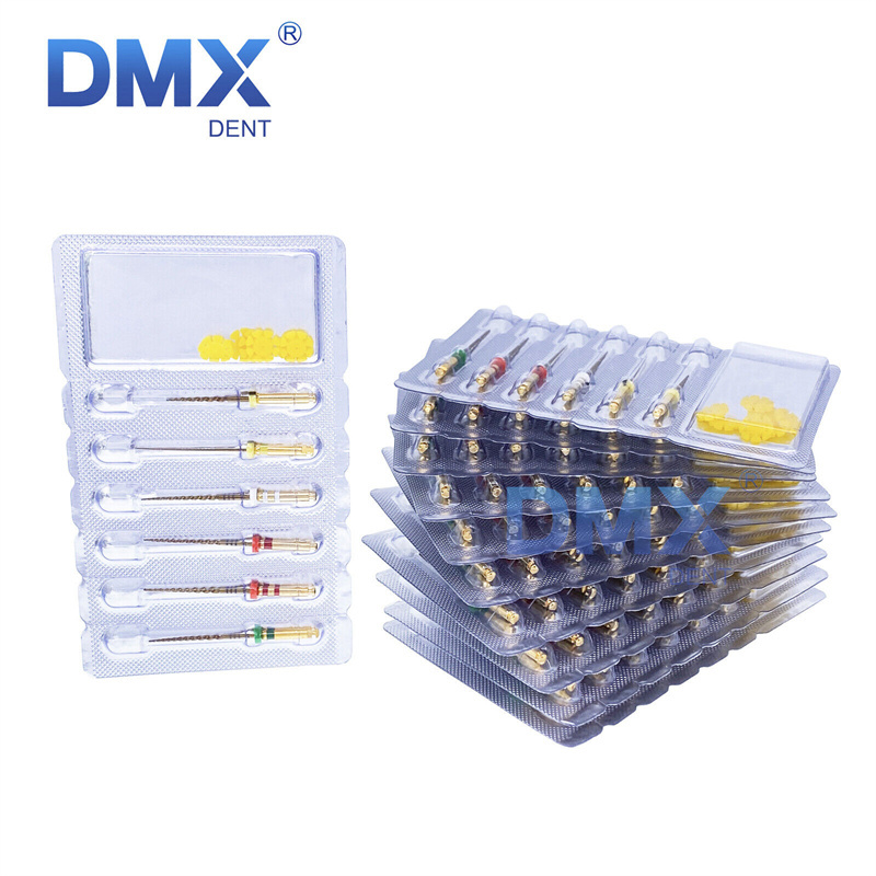 DMXDENT PT-Pro Gold COXO Style Dental Endo NITI Files Taper Root Canal Rotary