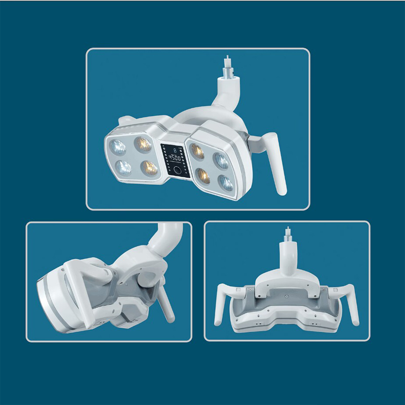 Dental LED Induction Light Touch Adjustment Shadowless Oral Lamp for Dental Chair with 8 pcs LED 26mm 15W