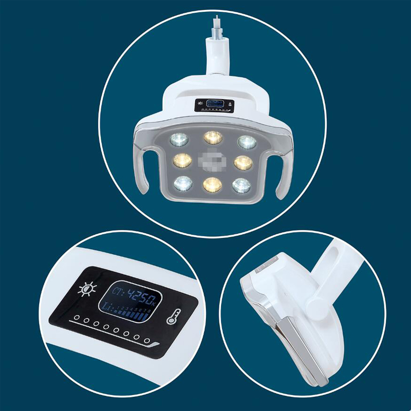 Dental LED Induction Light Shadowless Oral Lamp for Dental Chair with 8 pcs LED 26mm 12W