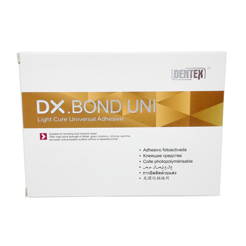DENTEX DX.BOND UNI Dental Light Cure Universal Adhensive Restoration 1 Step 5ML