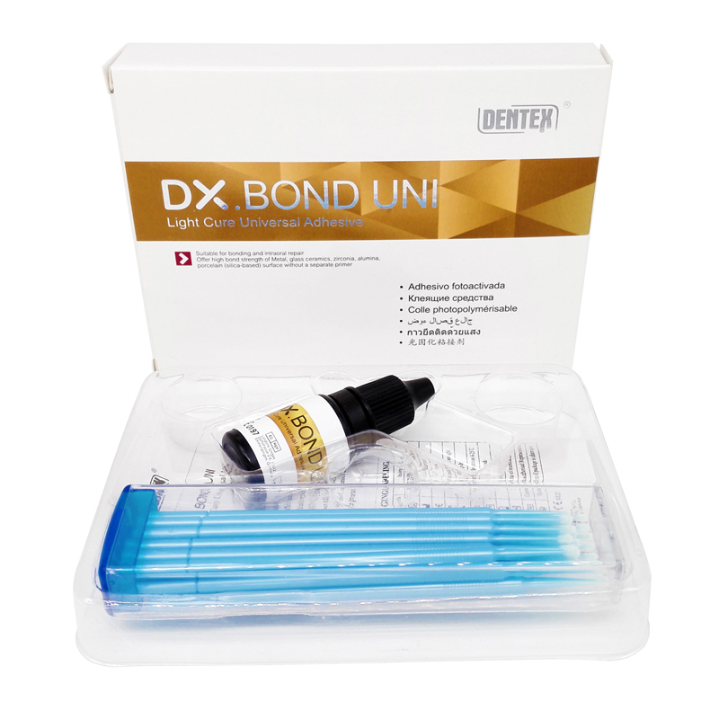 DENTEX DX.BOND UNI Dental Light Cure Universal Adhensive Restoration 1 Step 5ML