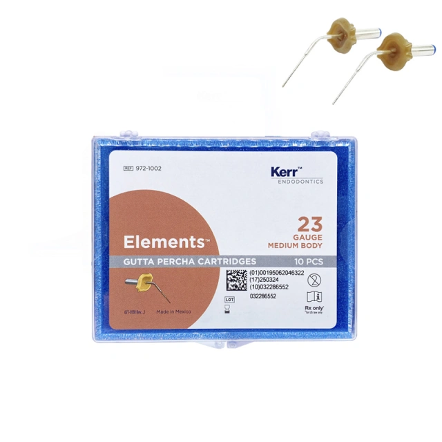 SybronEndo Dental Gutta Percha 23GA Gauge Cartridge Elements Obturation