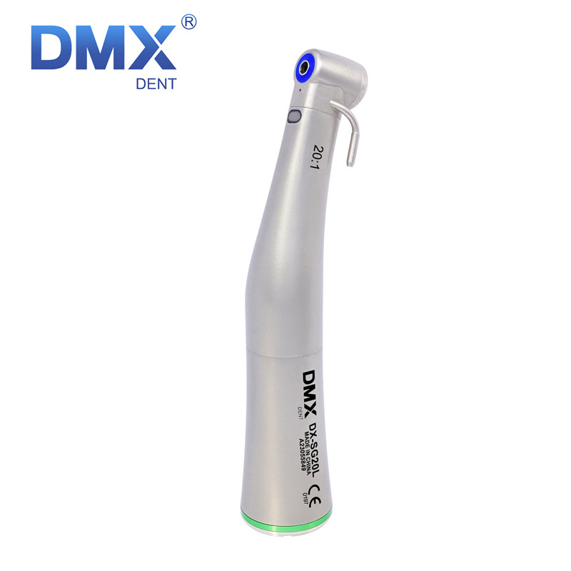 DMXDENT DX-SG20L Dental Fiber Optic 20:1 Reduction Contra Angle Handpiece