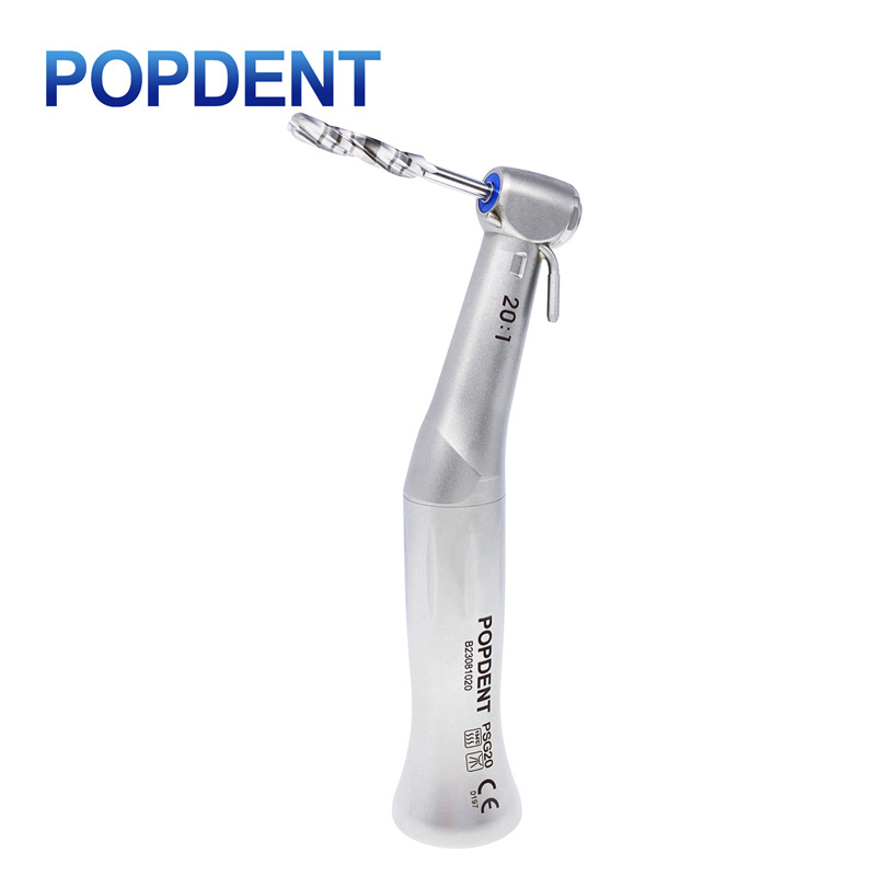 POPDENT Dental 20:1 Reduction Low Speed Implant Contra Angle Handpiece NSK Style