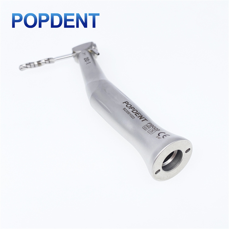 POPDENT Dental 20:1 Reduction Low Speed Implant Contra Angle Handpiece NSK Style