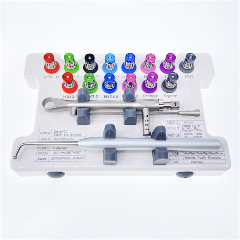 Dental Universal Implant Instrument Prosthetic Restoration Hand Driver Tool Kit