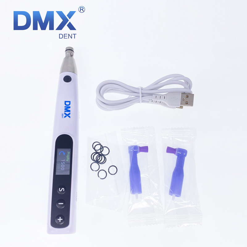 DMXDENT Dental Portable Hygiene Handpiece Cordless Rechargeable Prophy Motor