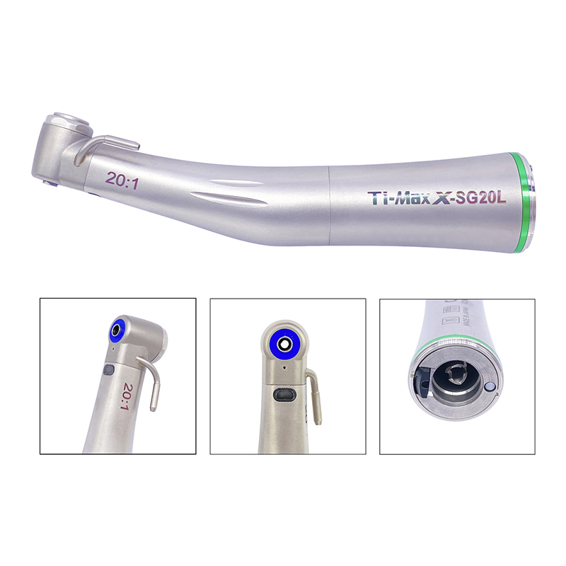 Dental Implant Contra Angle 20:1 LED Fiber Optic Handpiece Surgical X-SG20Lfit NSK