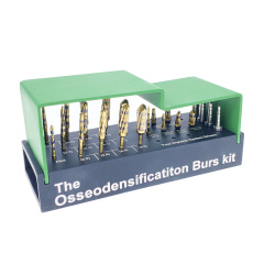 Dental Osseodensification Universal Implant Drills Bur Kit System Driver Gold Plated