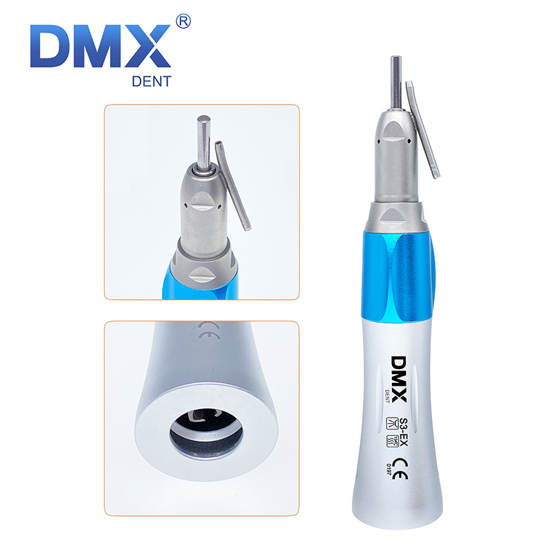 DMXDENT Dental 1:1 Surgical Straight Handpiece With External Irrigation Pipe